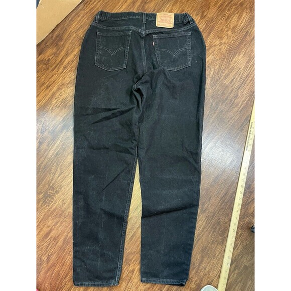 Levi's Black Straight Leg Jeans - Picture 5 of 7